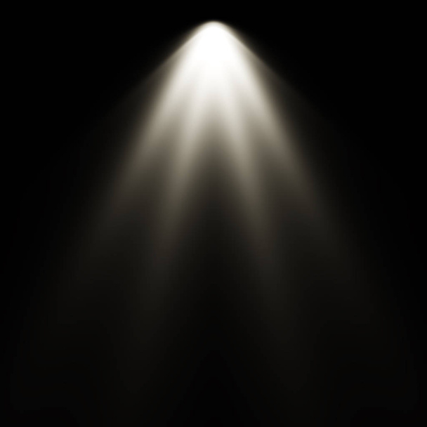 Λευκό φως σε μαύρο παρασκήνιο, προσκήνιο φόντο - Φωτογραφία, εικόνα