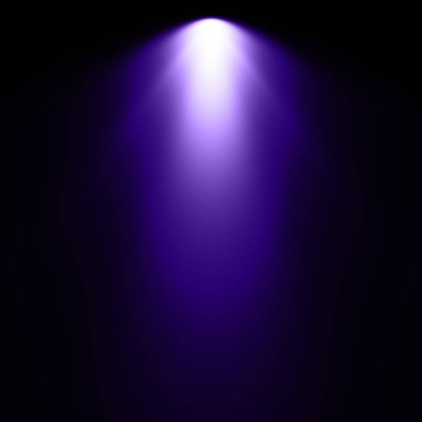 Фиолетовый свет на черном фоне, подсветка
 - Фото, изображение