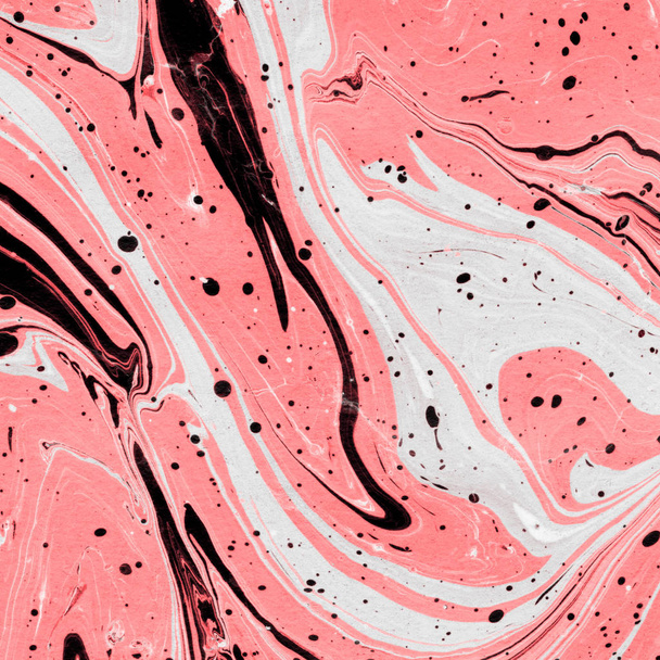 Abstract colorful marbled patterned surface - Foto, afbeelding