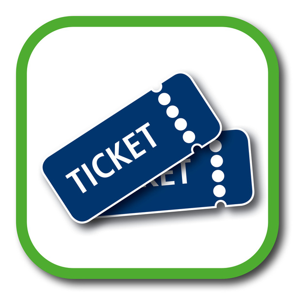ticket icon - Vector, Image