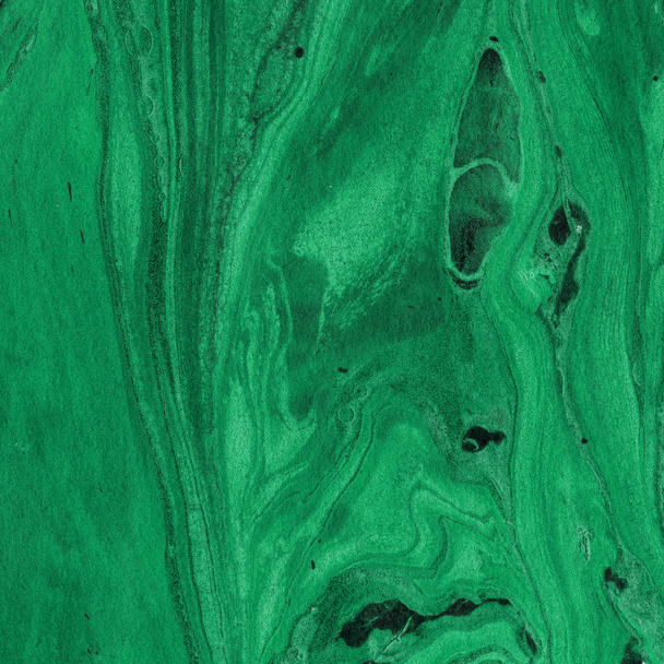 背景として創造的な緑の大理石の表面   - 写真・画像