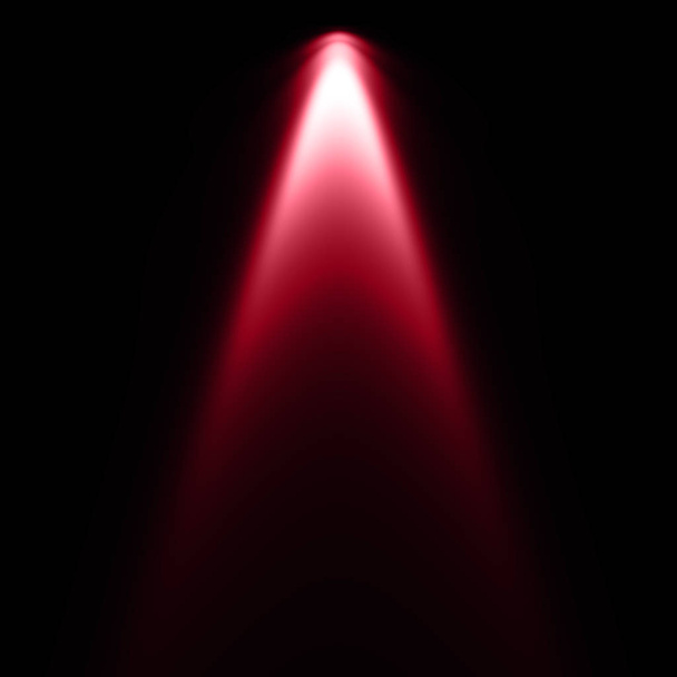 Feu rouge sur fond noir, fond projecteur
 - Photo, image