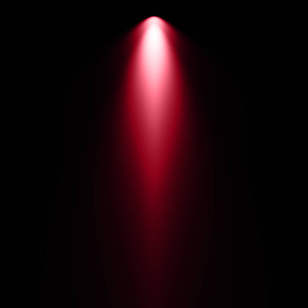 Luz vermelha no fundo preto, fundo holofote
 - Foto, Imagem
