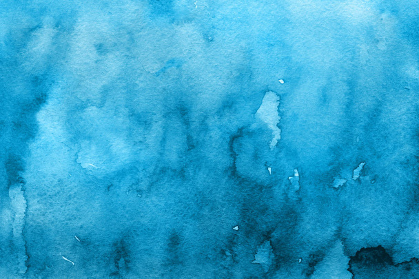  Decorative blue  texture. Abstract watercolors  background. - Fotografie, Obrázek