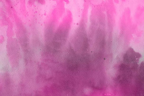 Watercolor  decorative texture. Abstract bright pink  background - Φωτογραφία, εικόνα