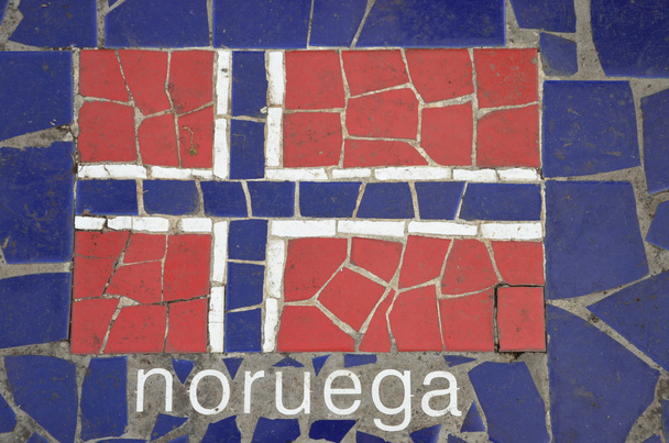 vlag van Noorwegen - Foto, afbeelding