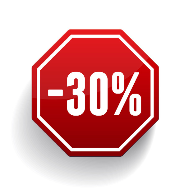 Sale percents label. Vector - Vector, Image