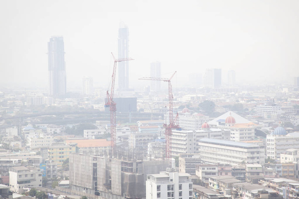 kentsel cityscape, sis kaplı doğal görünümünü - Fotoğraf, Görsel