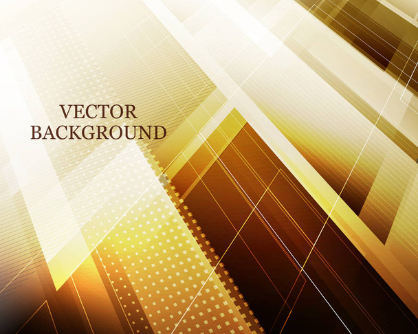Abstract futuristic background with polygonal shapes and place for Your text. Vector illustration. - Vektor, Bild