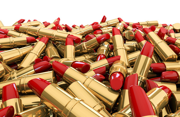 Lipstick pile - Foto, Imagem