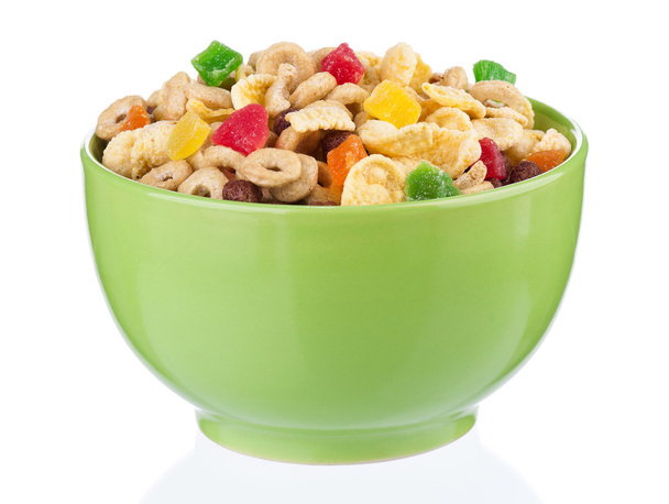 Cornflakes in bowl - Photo, Image