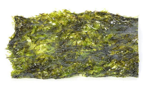 Deep fried alga verde fina chips crocante lanche  - Foto, Imagem