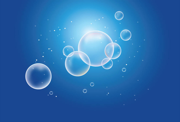 Conception de bulles blanches d'eau
  - Photo, image