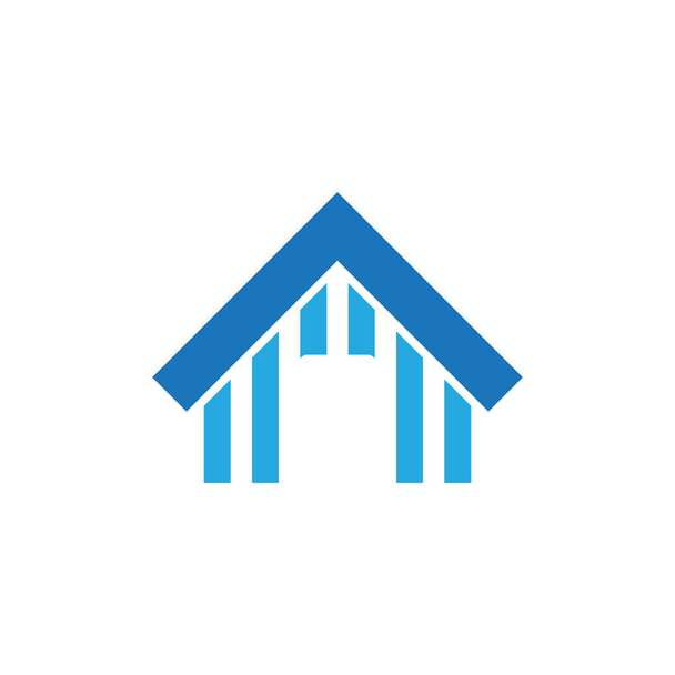 business, house, real, vector, concept, symbol, design, icon, logo, illustration, sign, apartment, building, construction, estate, home, architecture, modern - Vector, Image