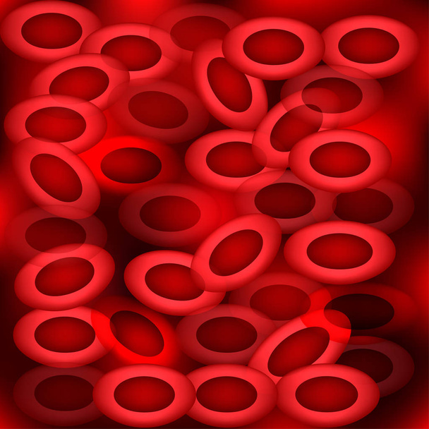 Contexte des érythrocytes. Cellule sanguine. Illustration vectorielle
. - Vecteur, image