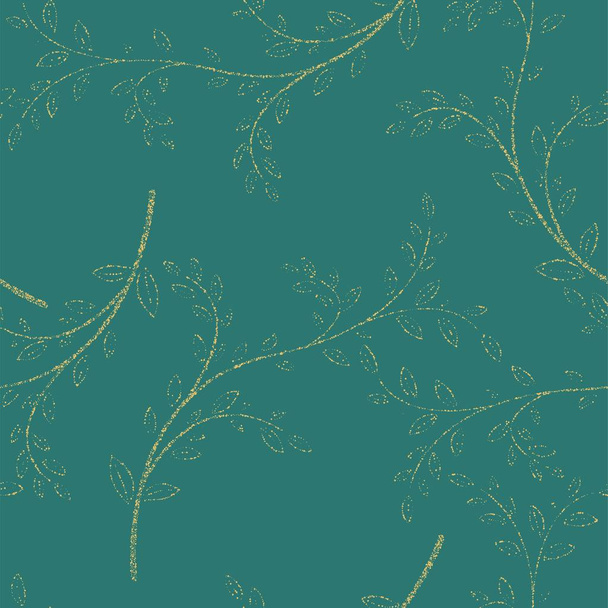 Motif floral sans couture avec branches décoratives. Illustration vectorielle
 - Vecteur, image