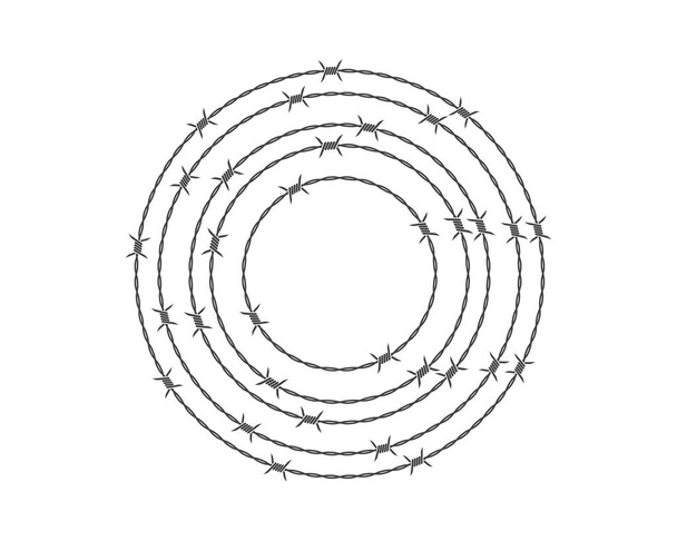 disegno illustrazione vettoriale filo spinato
 - Vettoriali, immagini