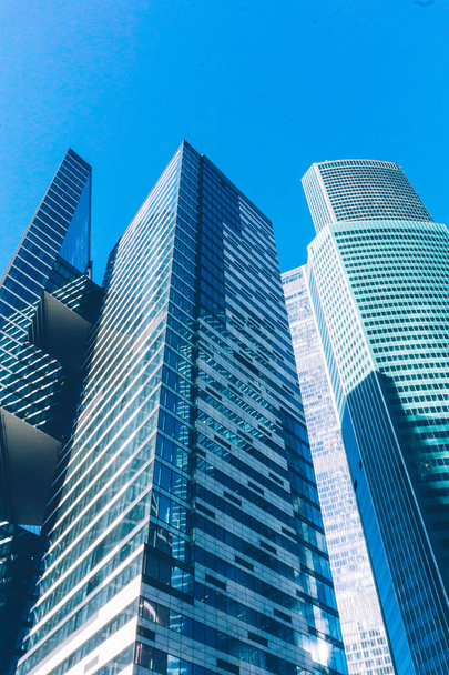 Moscow-City skyscrapers: Moscow International Business Center. Modern architecture in Moscow - 写真・画像