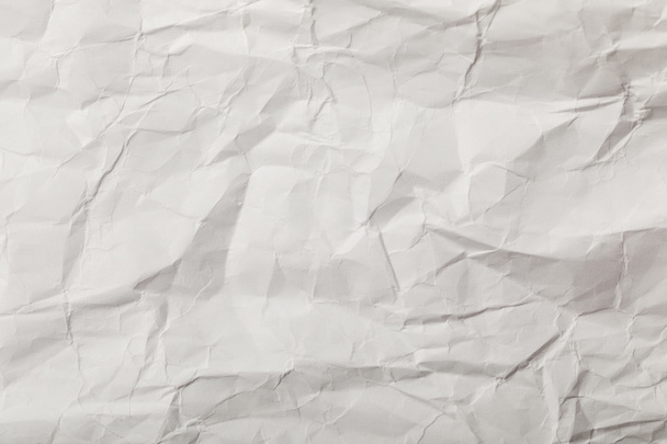 white blank crumpled page with copy space - Photo, Image