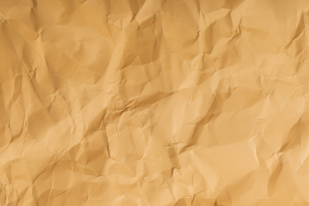 beige blank crumpled page with copy space - Фото, изображение