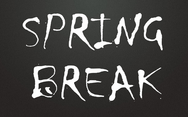 spring break title - Photo, Image