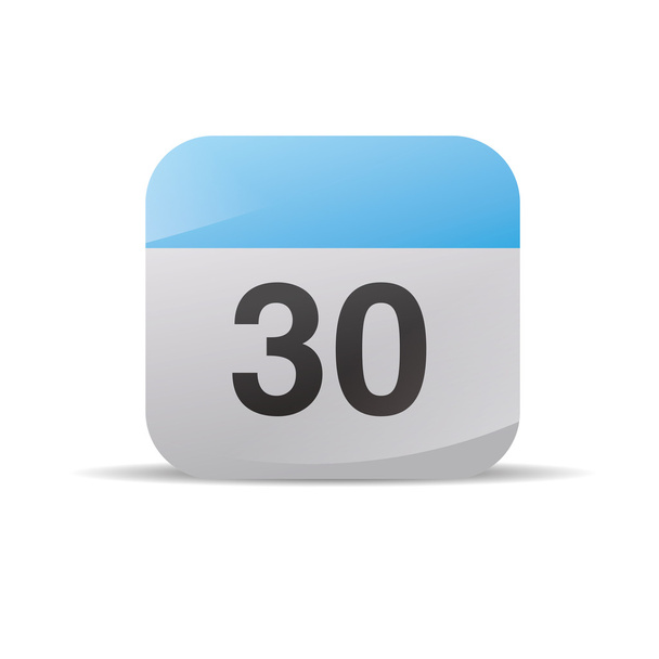 ABO odběr flatrate pravidelný kalendářní měsíc ikonu symbolu business office deník - Vektor, obrázek