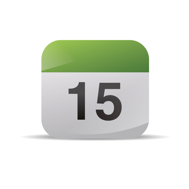 регулярний календарний місяць значок символ бізнес-офісу щоденник
 - Вектор, зображення