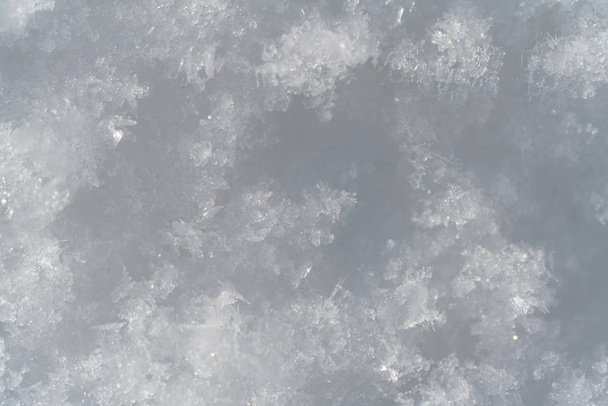 Νιφάδες χιονιού κοντά μέχρι αφηρημένα - Φωτογραφία, εικόνα