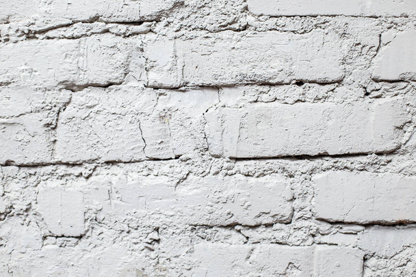 gray brick wall of large bricks - Photo, Image