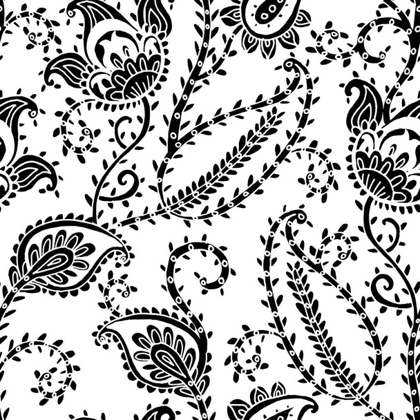 Floral seamless pattern background  - Vektör, Görsel
