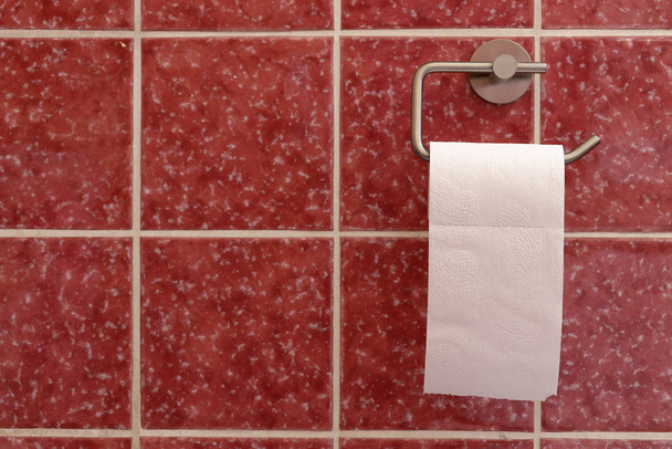 Toaletní papír a držák toaletního papíru - Fotografie, Obrázek