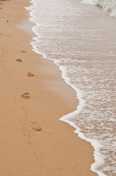 Fußabdruck im Sand - Foto, Bild