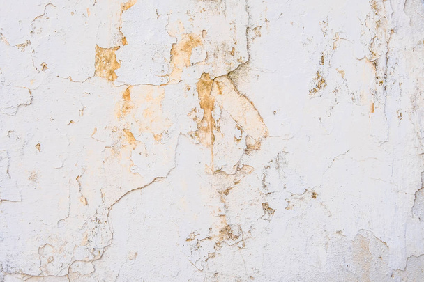 White cracked wall - Foto, Imagem