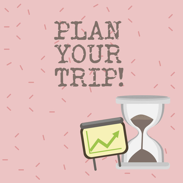 Signe texte montrant Planifiez votre voyage. Photo conceptuelle Planifier des activités à apprécier lors de voyages à l'étranger
. - Photo, image