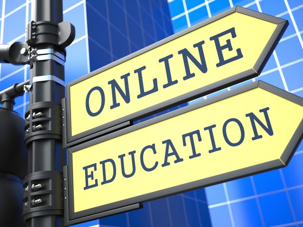 podnikatelský koncept. Online vzdělávání znamení. - Fotografie, Obrázek