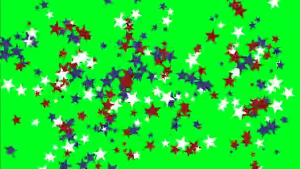 Estrelas animadas na tela verde
 - Filmagem, Vídeo