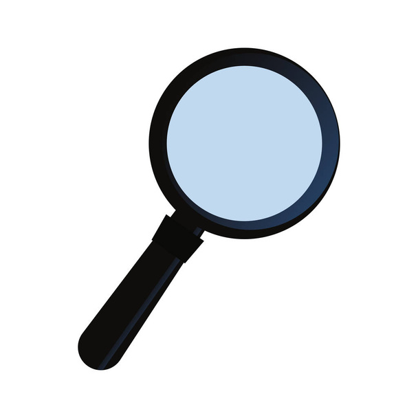 magnifying glass search - Vector, Image