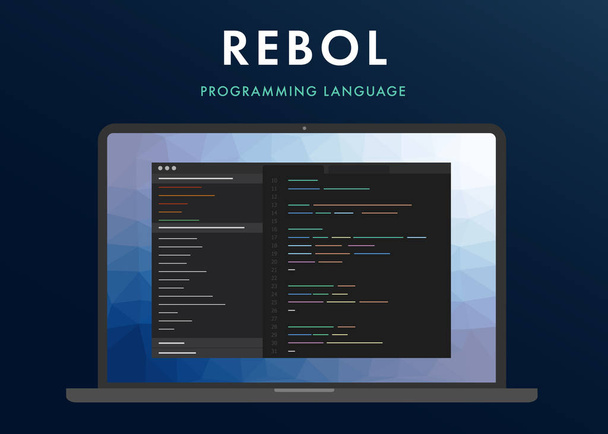 Rebol-Programmiersprache - Vektor, Bild