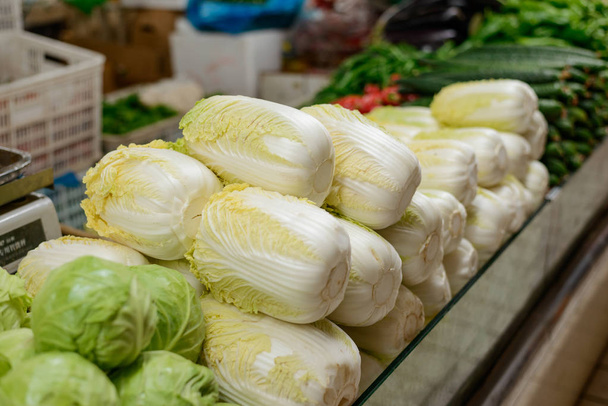 Head of white cabbage - Fotoğraf, Görsel