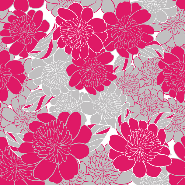 seamless floral pattern - Vektor, Bild