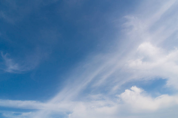  Blue backdrop in the air on summe - Φωτογραφία, εικόνα