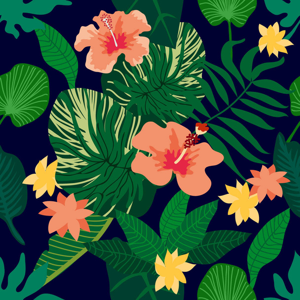 Spring tropical rainforest. - Vector, Image