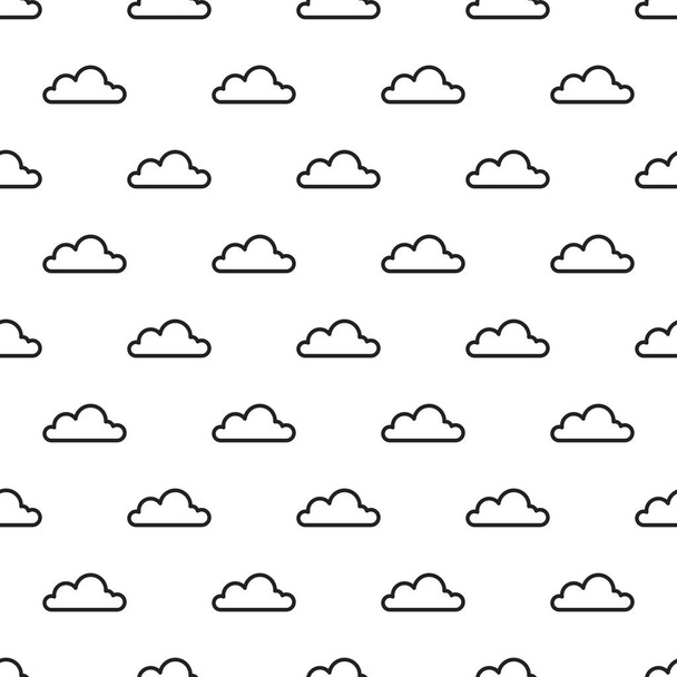 clouds pattern. vector illustration - Vector, Imagen