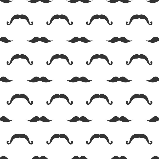 Mustache patrón sin costuras. Ilustración vectorial
. - Vector, imagen