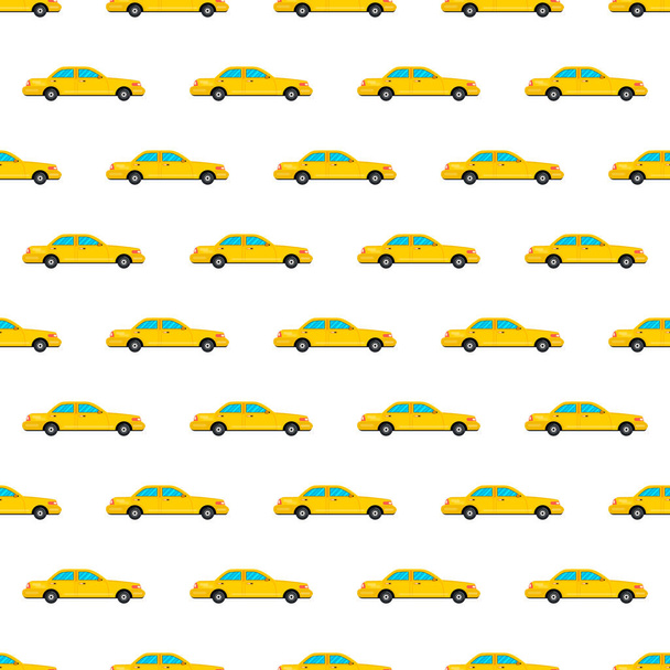 Seamless pattern. Car doodles background. Vector illustration. - Vector, Image