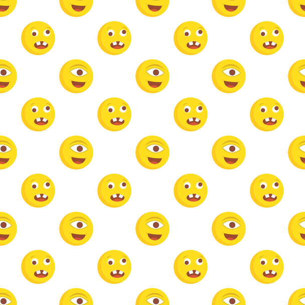 Barevný žlutý úsměv vzor vektorové ilustrace - Vektor, obrázek