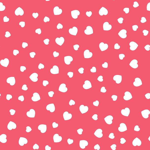 Hearts seamless pattern. Vector background.  - Вектор, зображення