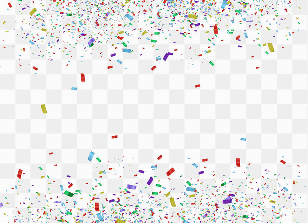 Colorful bright confetti - Vecteur, image