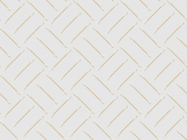 ear sticks on grey background, seamless background pattern - Φωτογραφία, εικόνα