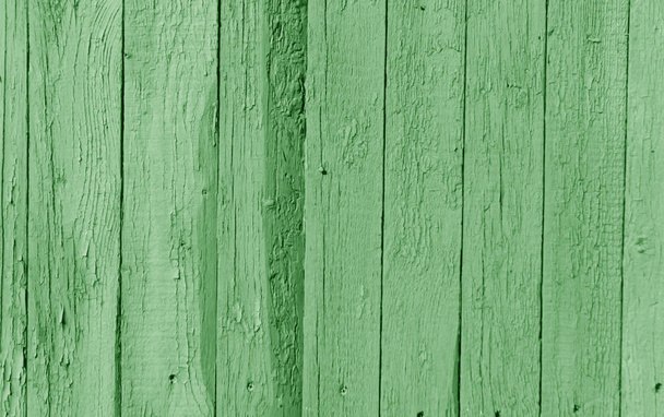 Vieux mur en bois de couleur verte. Contexte abstrait et texture pour le design
. - Photo, image